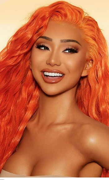 Copper Red Lace Front Wig